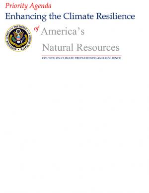 Cover of the Enhancing the Climate Resilience of America's Natural Resources report