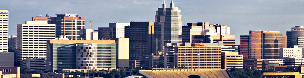 Photo showing skyline of Texas Medical Center