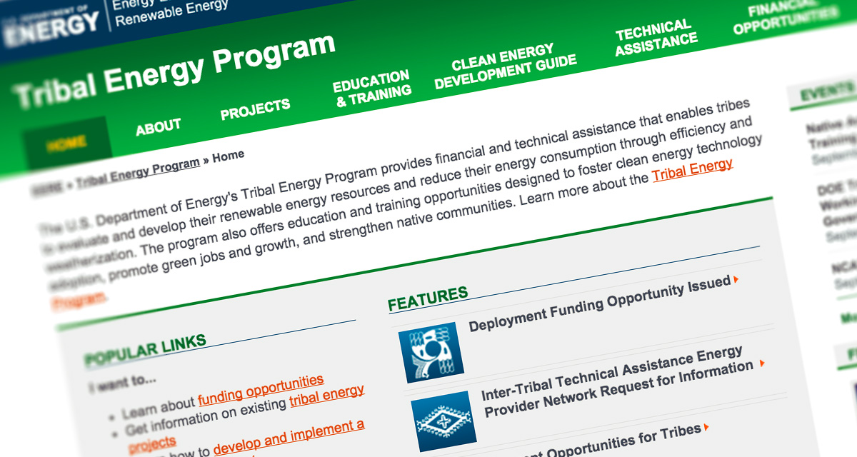 Tribal Energy Program